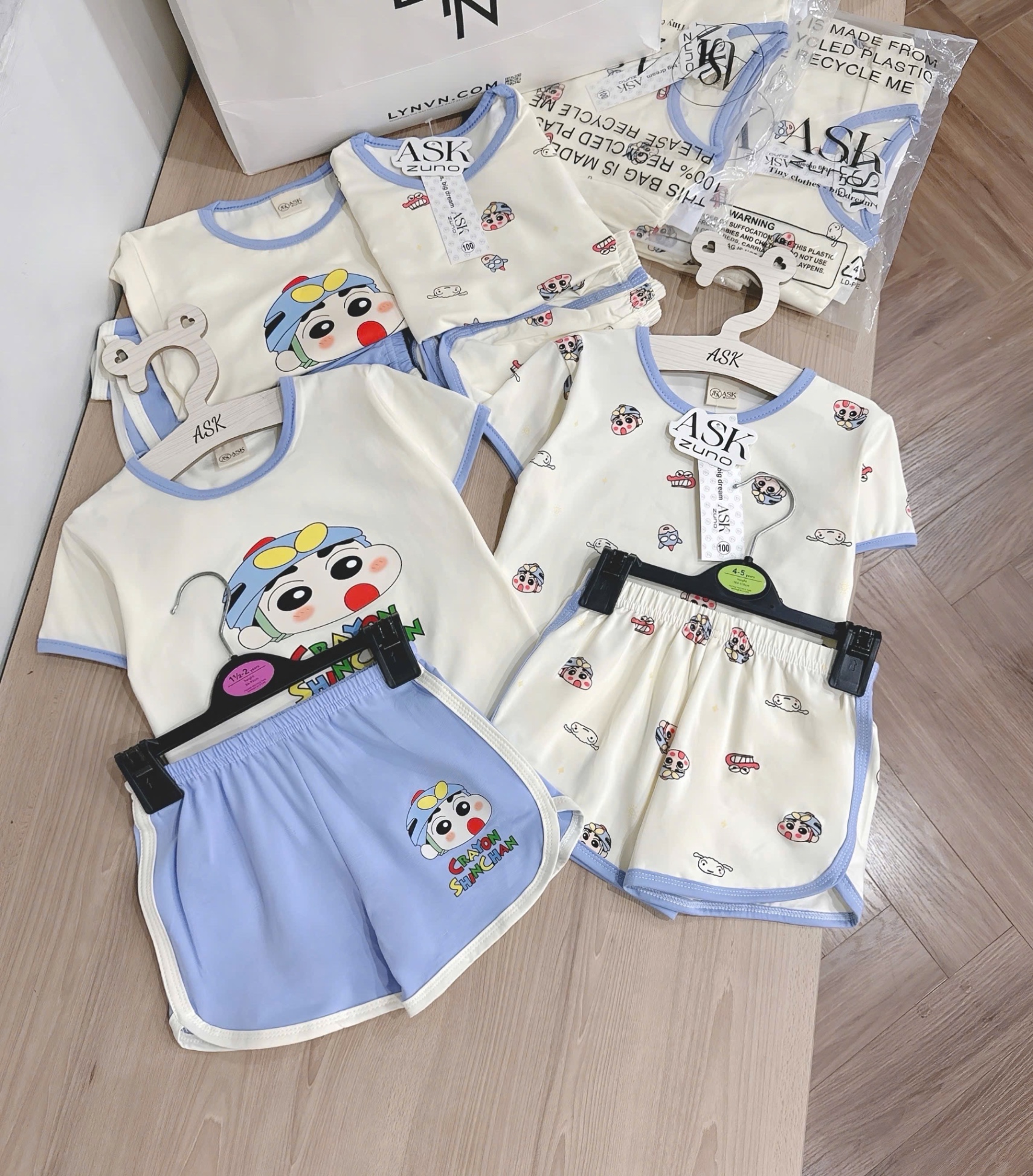 SET 2 BỘ ĐÙI SHIN VIỀN XANH
