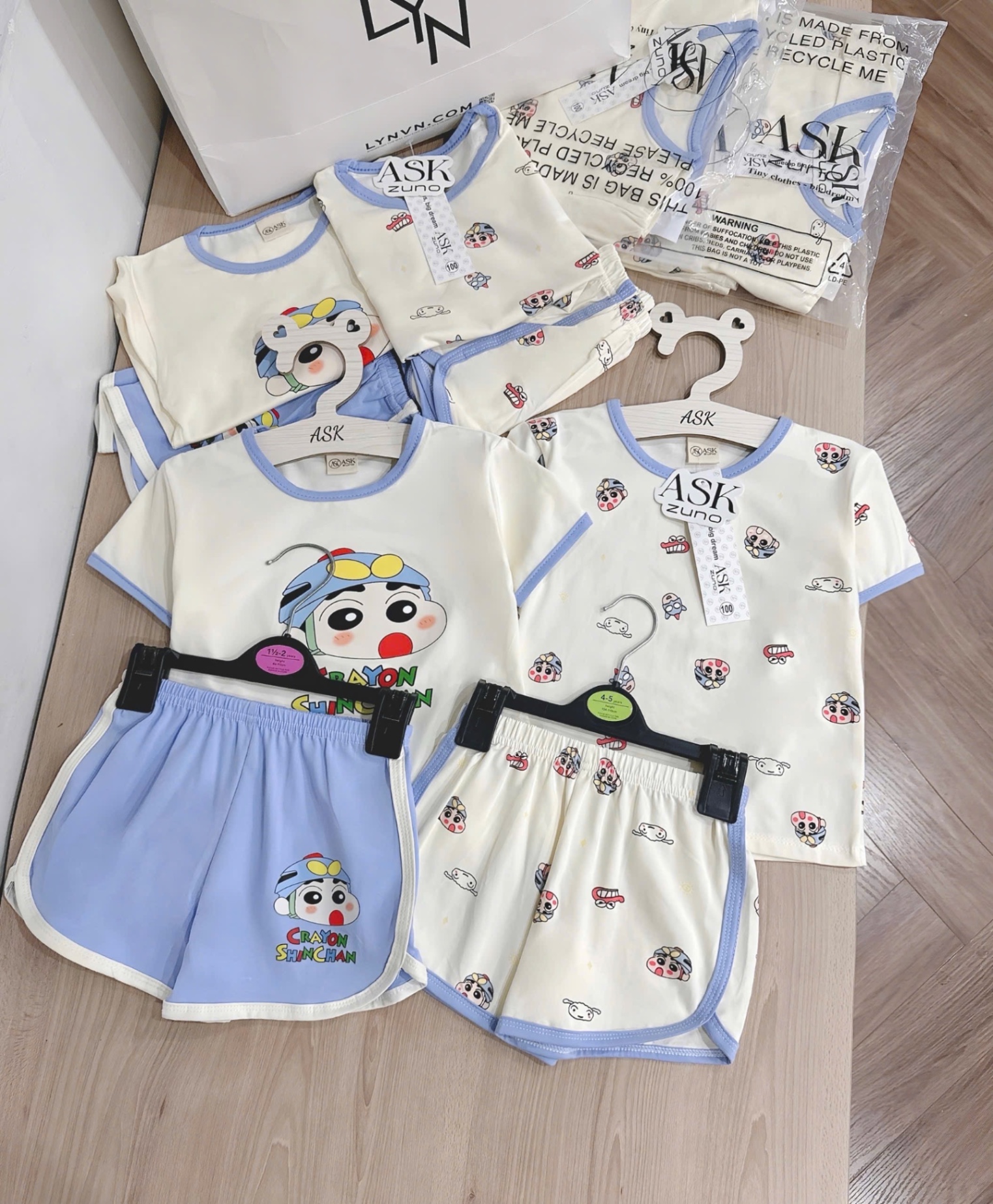 SET 2 BỘ ĐÙI SHIN VIỀN XANH