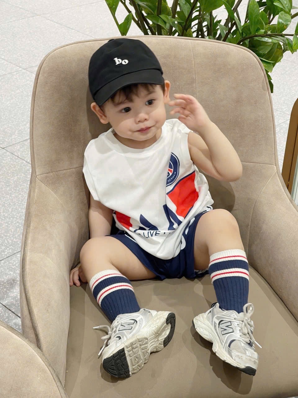 SET 2 BỘ ĐÙI BA LỖ TRẮNG ĐỎ BT