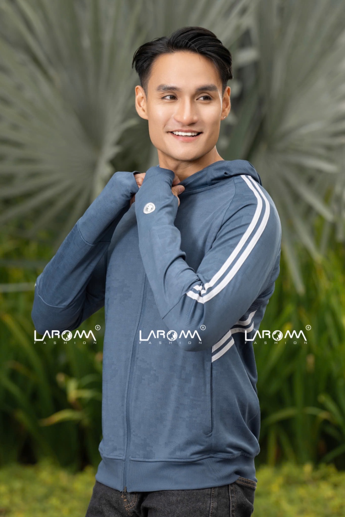 ÁO CHỐNG NẮNG NAM LAROMA 2 LỚP 2025