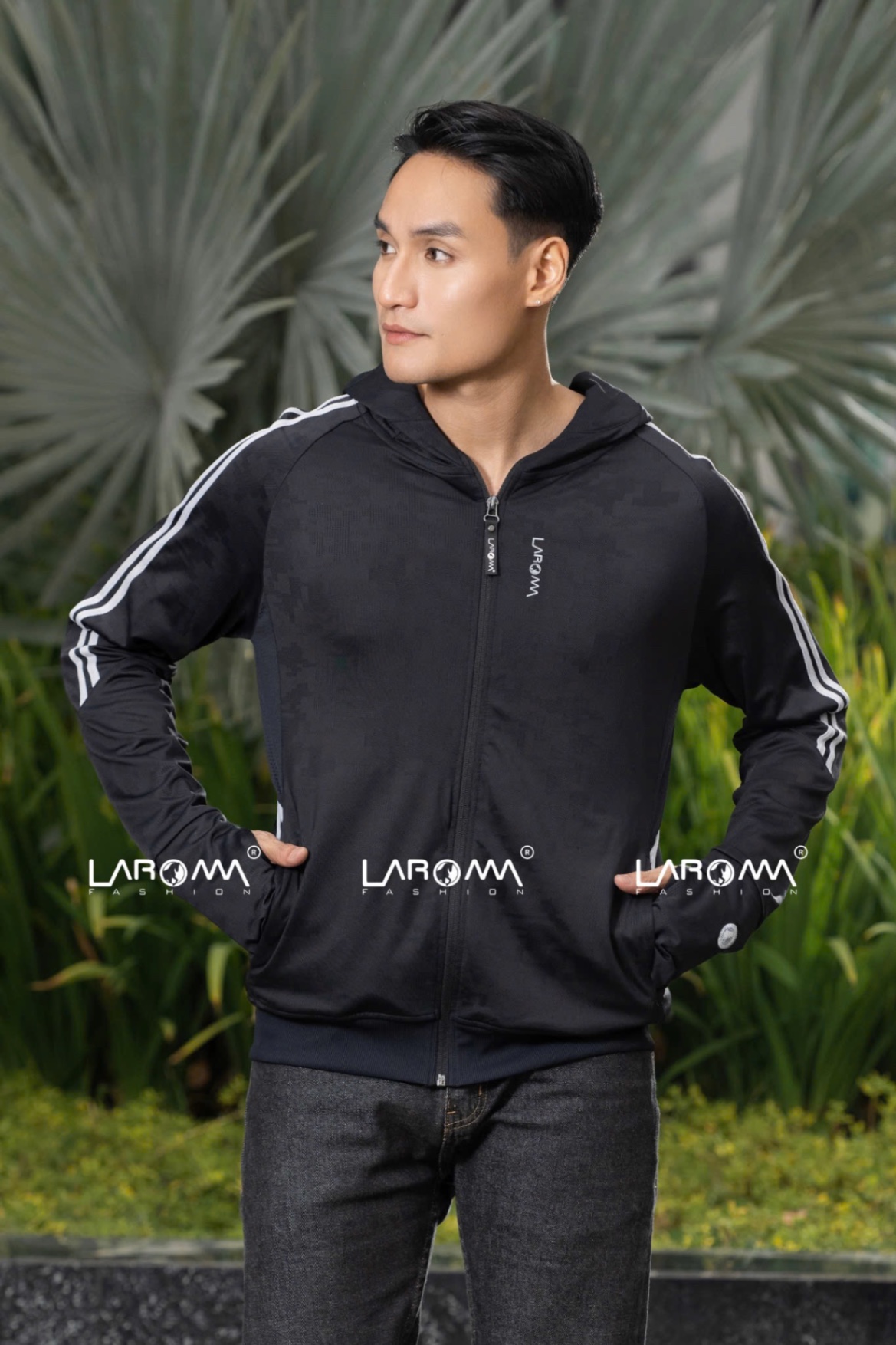ÁO CHỐNG NẮNG NAM LAROMA 2 LỚP 2025