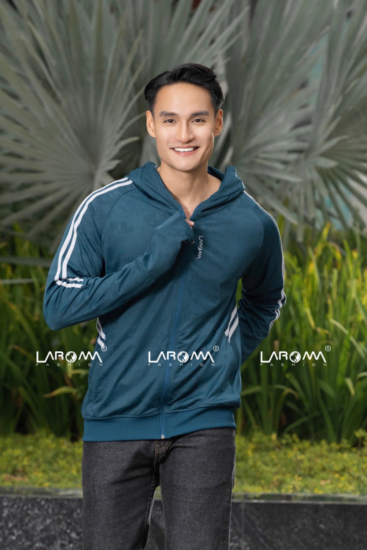 ÁO CHỐNG NẮNG NAM LAROMA 2 LỚP 2025