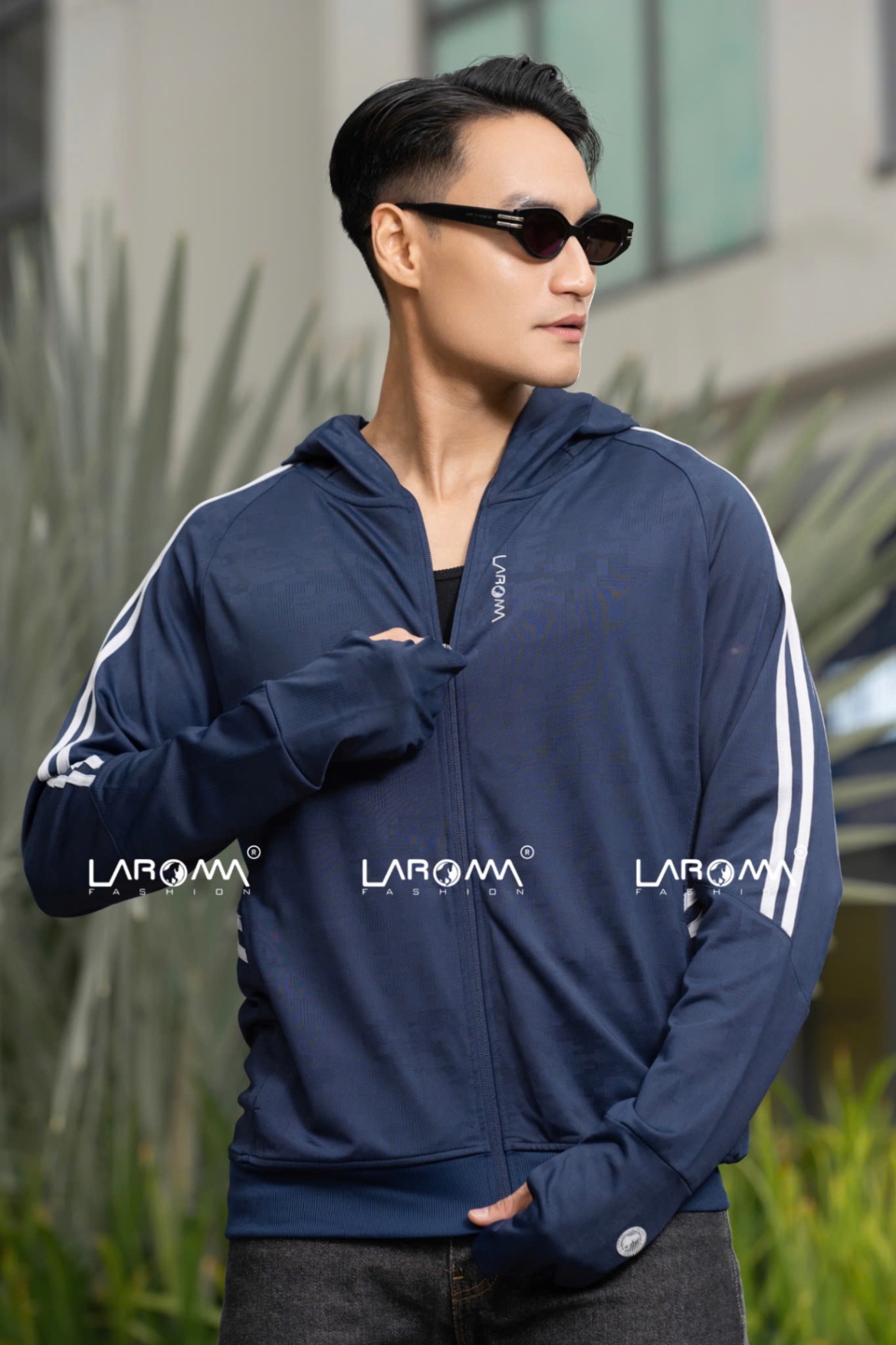 ÁO CHỐNG NẮNG NAM LAROMA 2 LỚP 2025