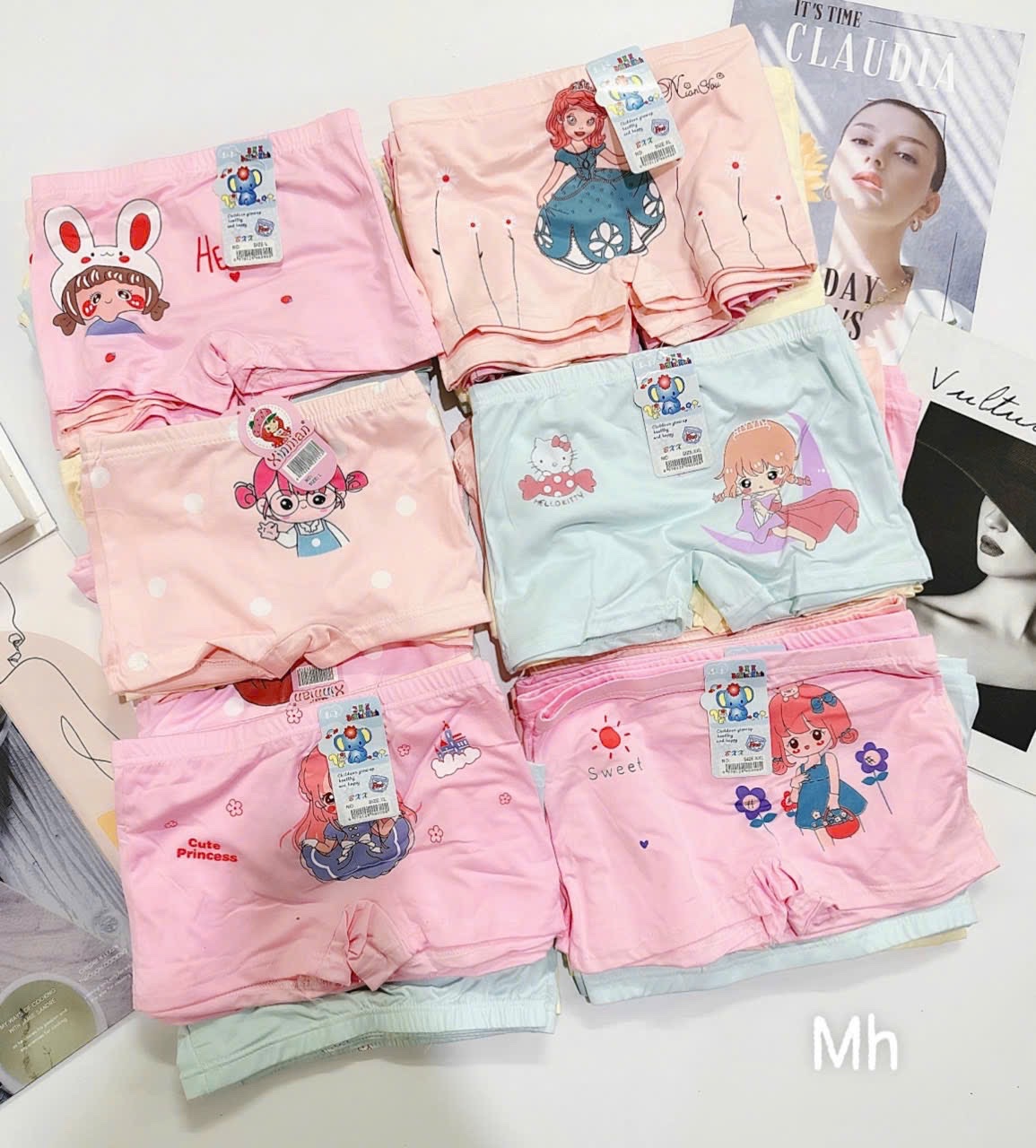 SET 10 QUẦN CHIP ĐÙI QC BG - hoạ tiết ngẫu nhiên