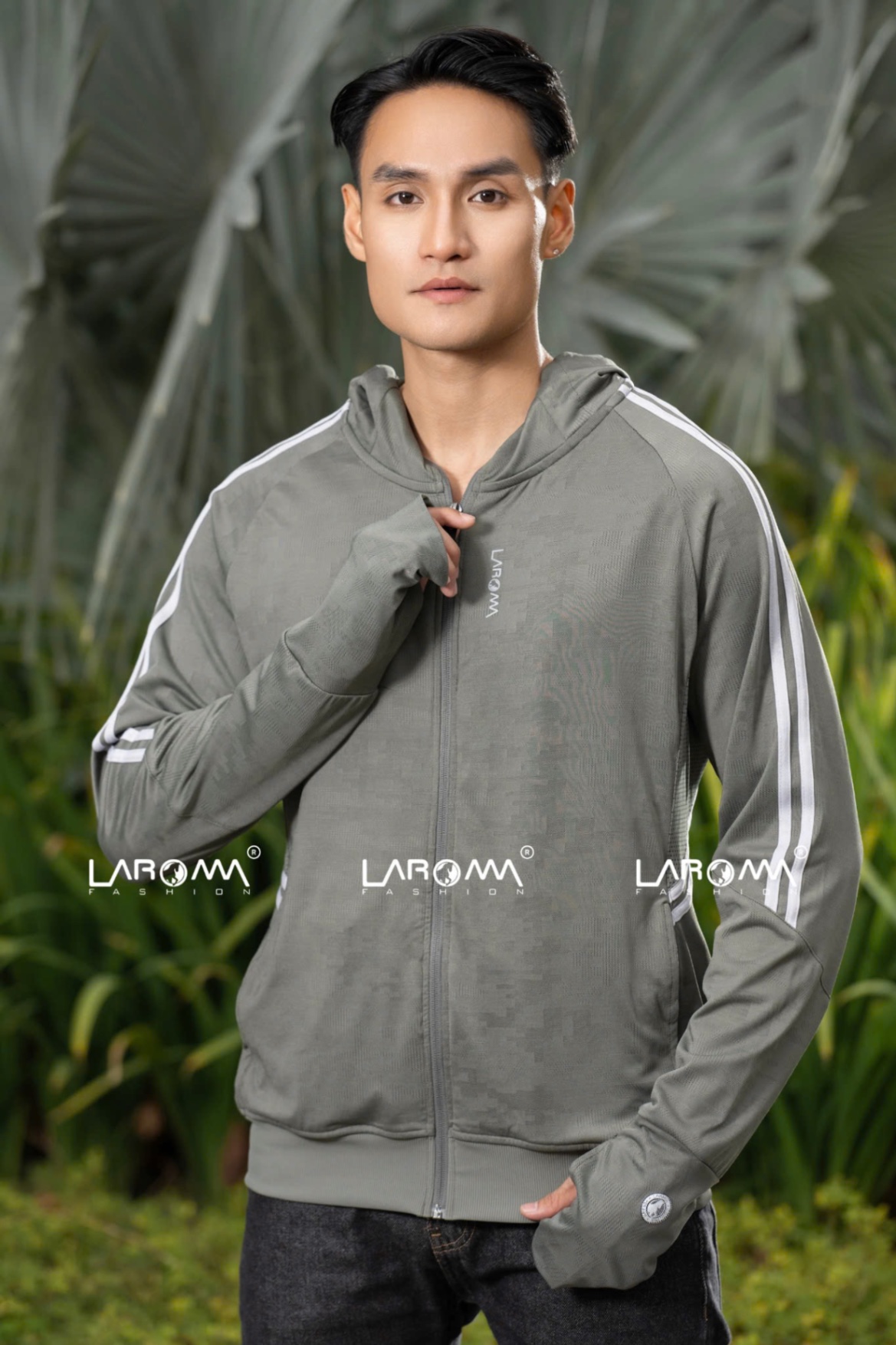ÁO CHỐNG NẮNG NAM LAROMA 2 LỚP 2025