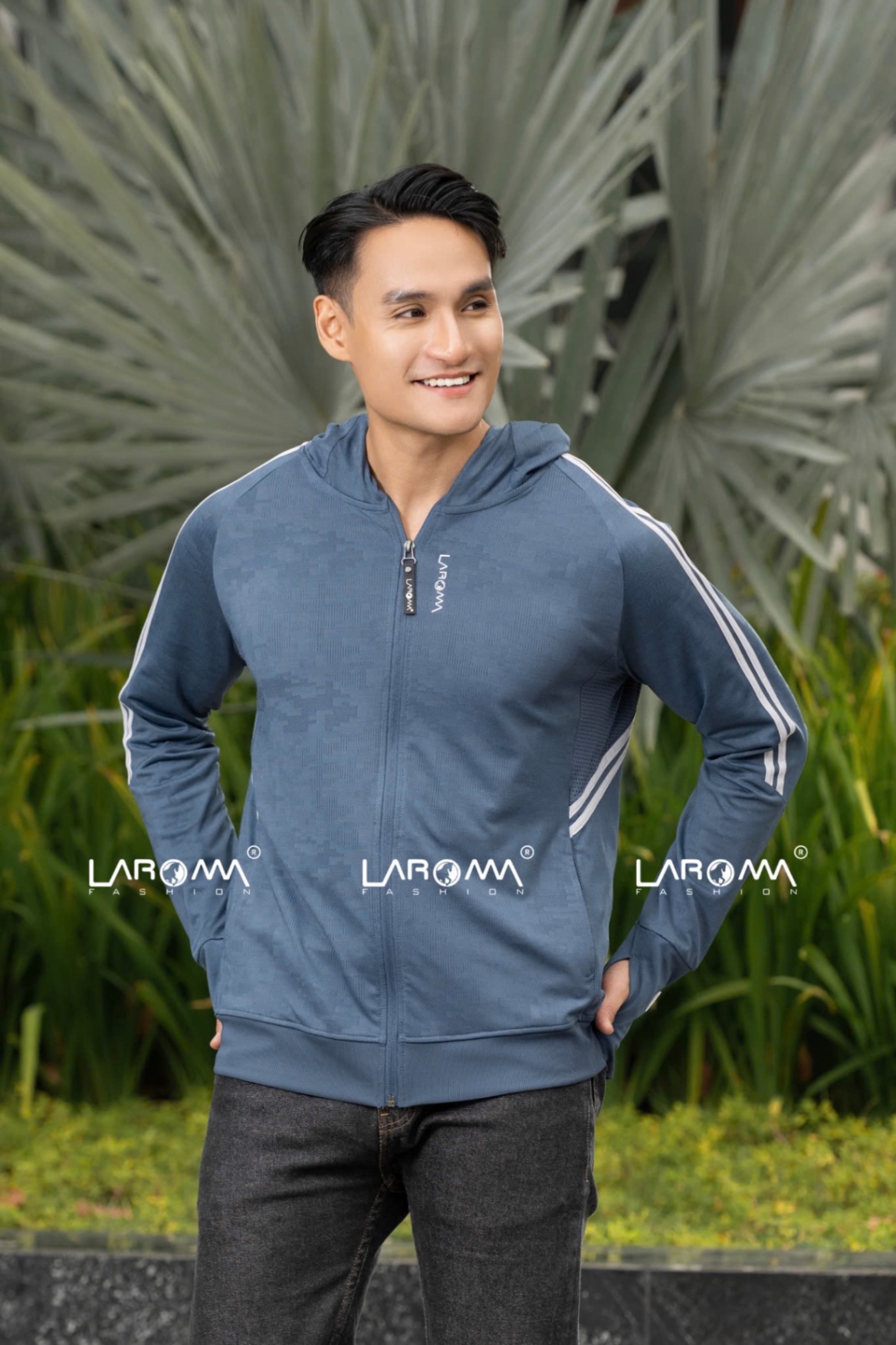 ÁO CHỐNG NẮNG NAM LAROMA 2 LỚP 2025