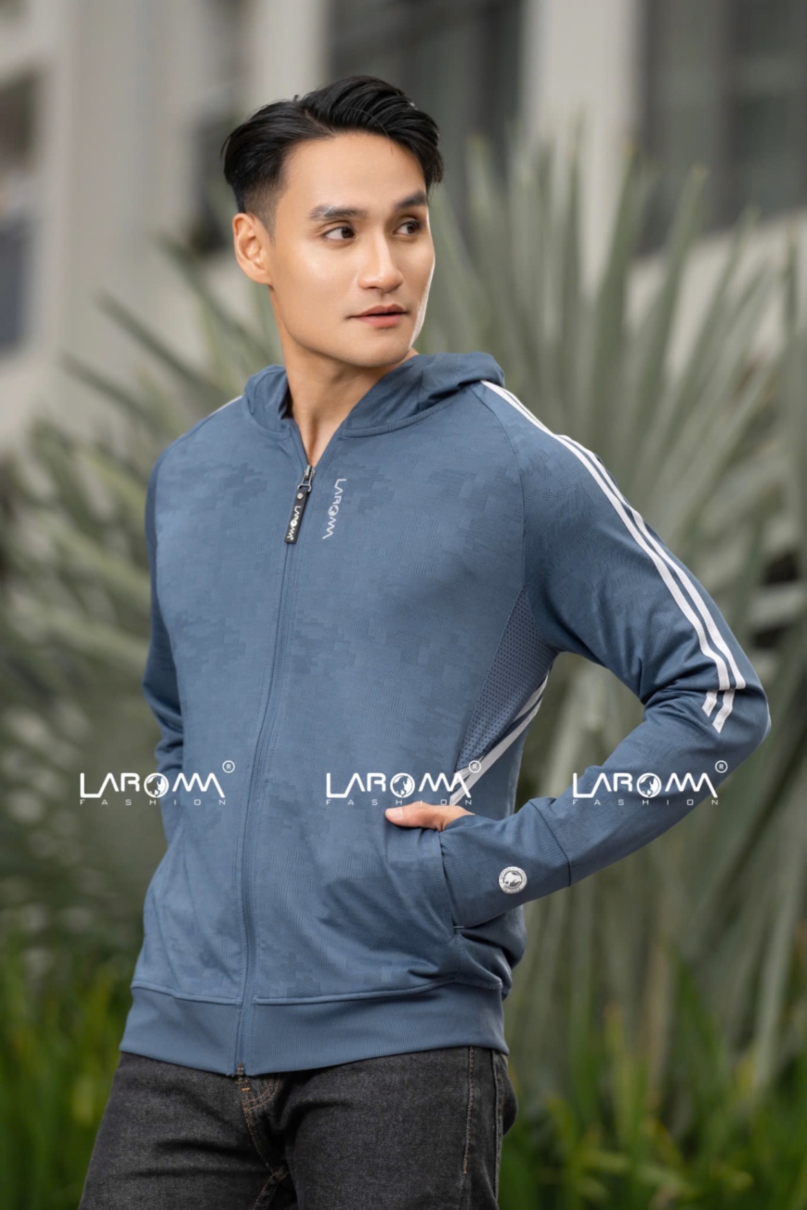 ÁO CHỐNG NẮNG NAM LAROMA 2 LỚP 2025