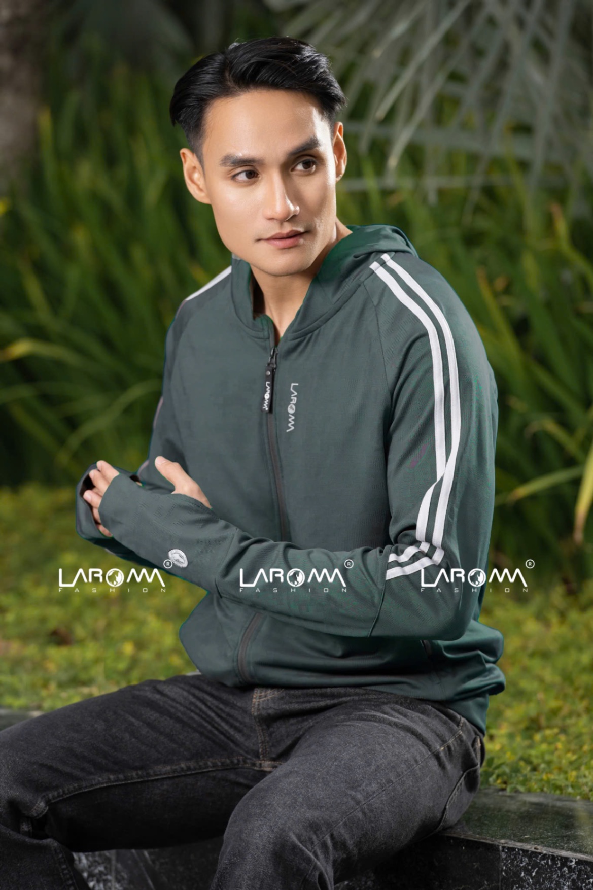 ÁO CHỐNG NẮNG NAM LAROMA 2 LỚP 2025