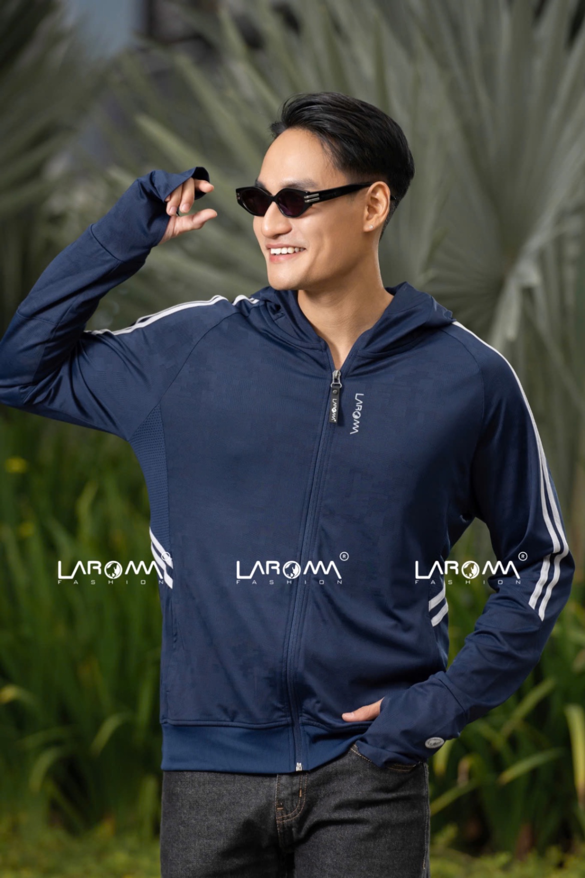 ÁO CHỐNG NẮNG NAM LAROMA 2 LỚP 2025
