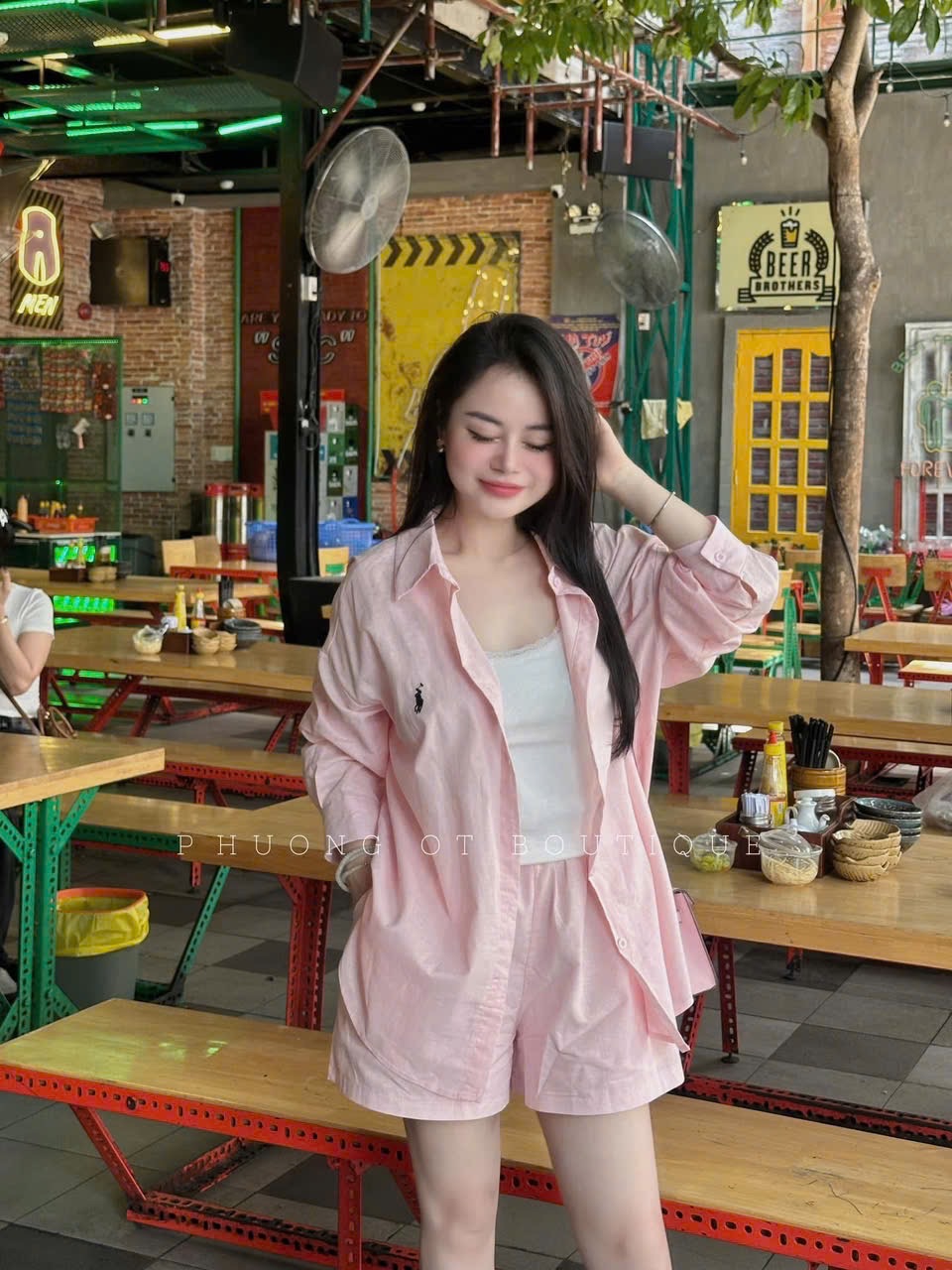 SÉT BỘ HỒNG 3CT THÊU NGỰA CHO NỮ