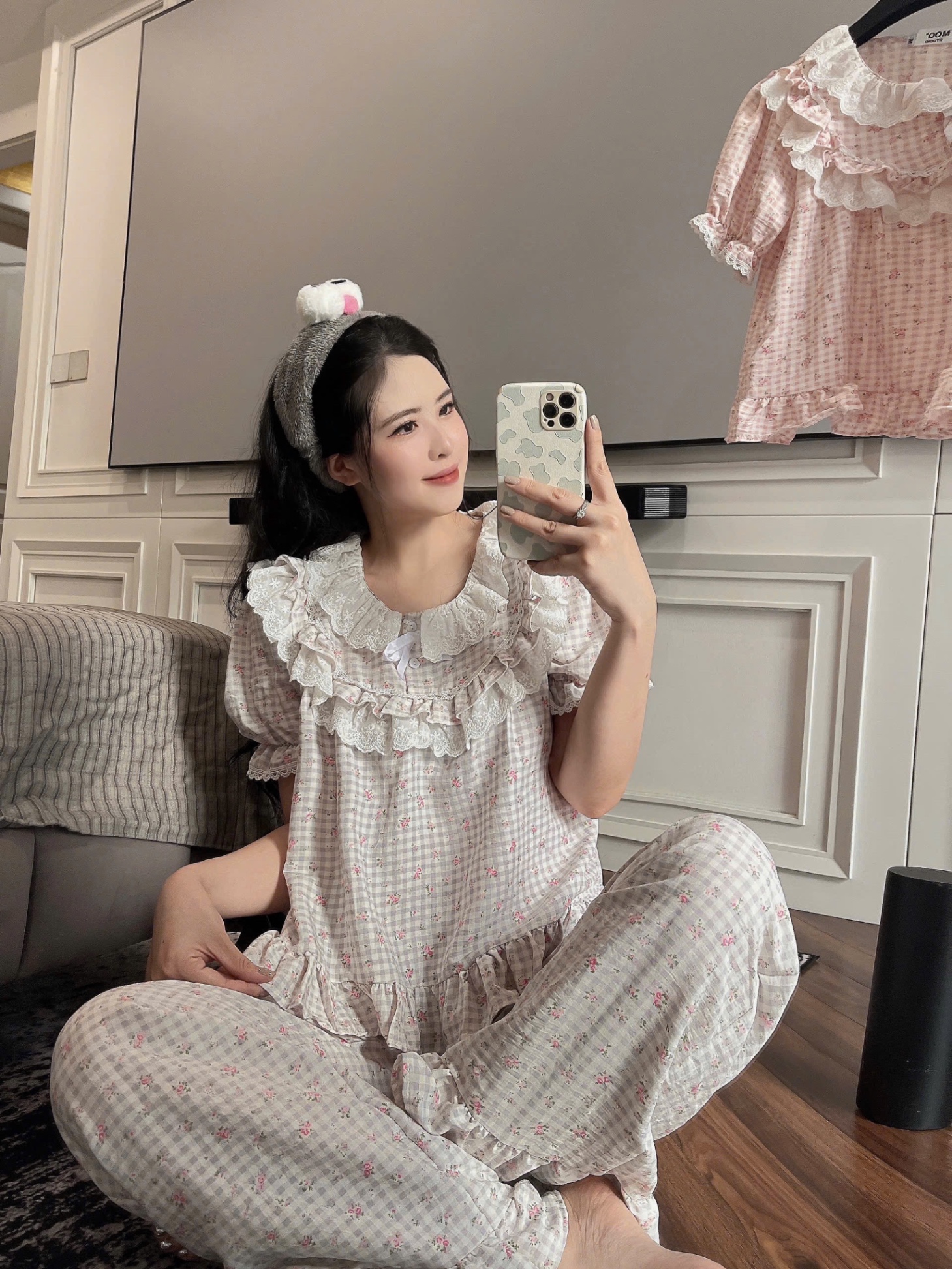 BỘ KẺ HÌNH HOA CỔ BÈO PHỐI REN