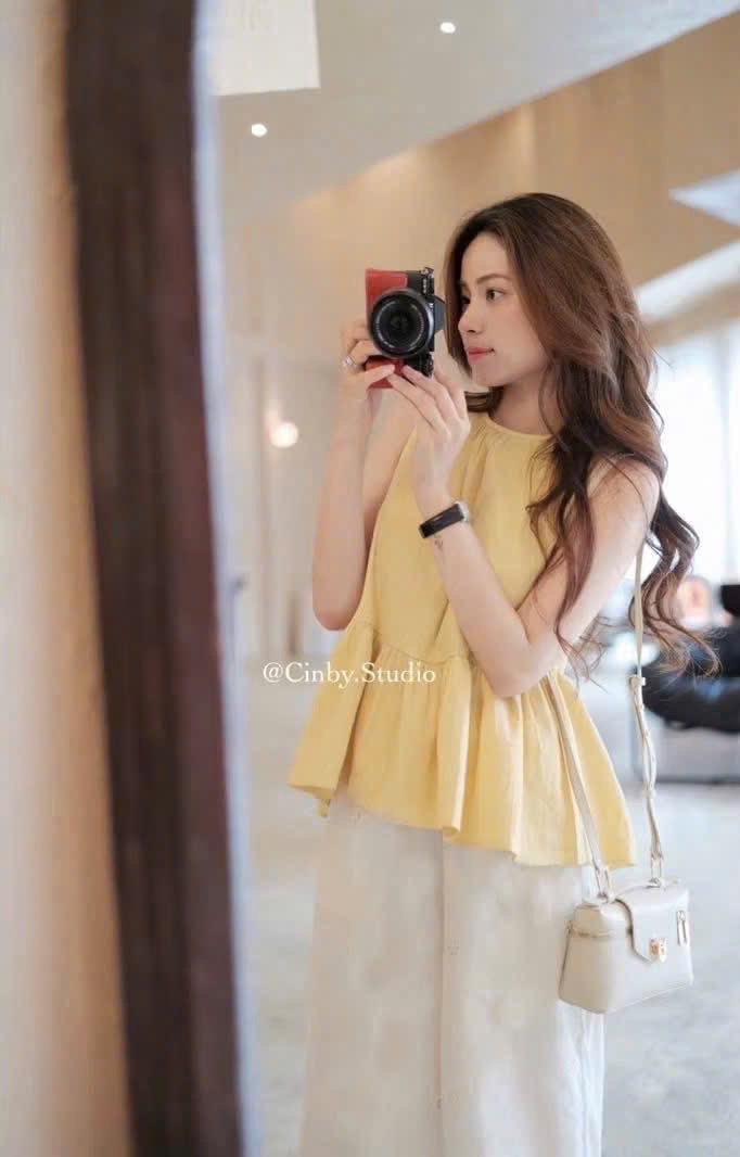 BỘ PELUM VÀNG BUỘC NƠ XN QUẦN SUÔNG