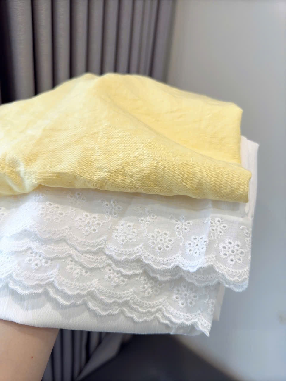BỘ PELUM VÀNG BUỘC NƠ XN QUẦN SUÔNG