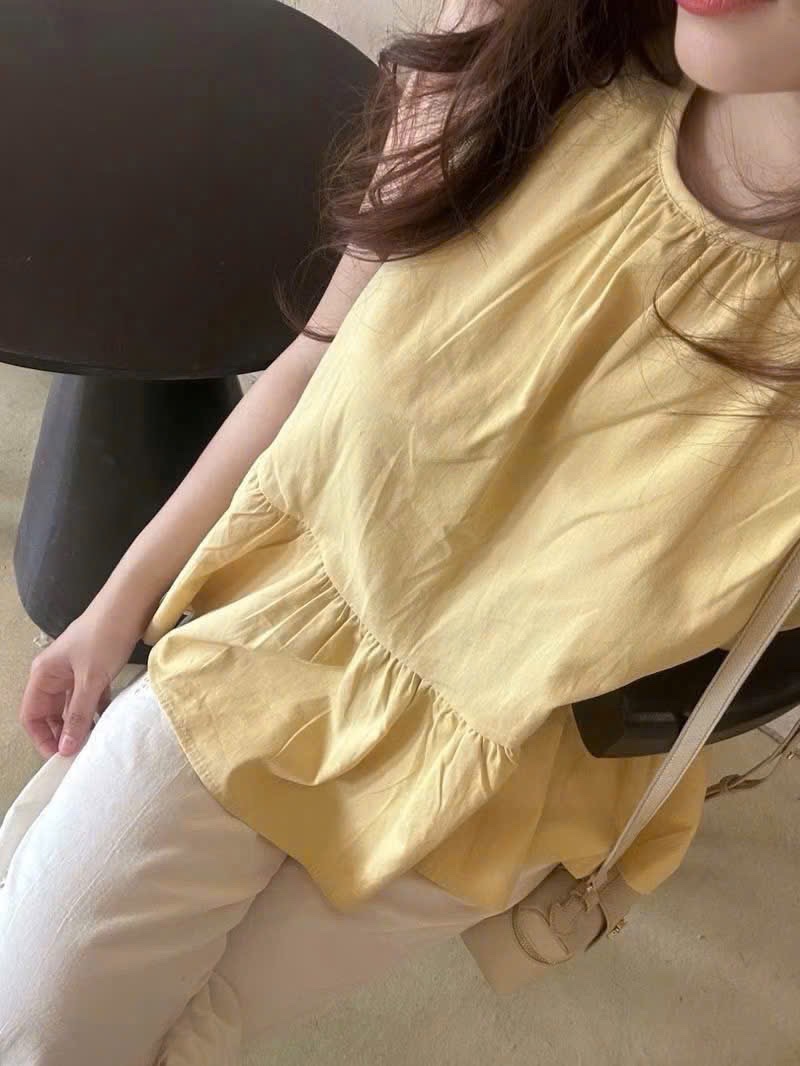 BỘ PELUM VÀNG BUỘC NƠ XN QUẦN SUÔNG
