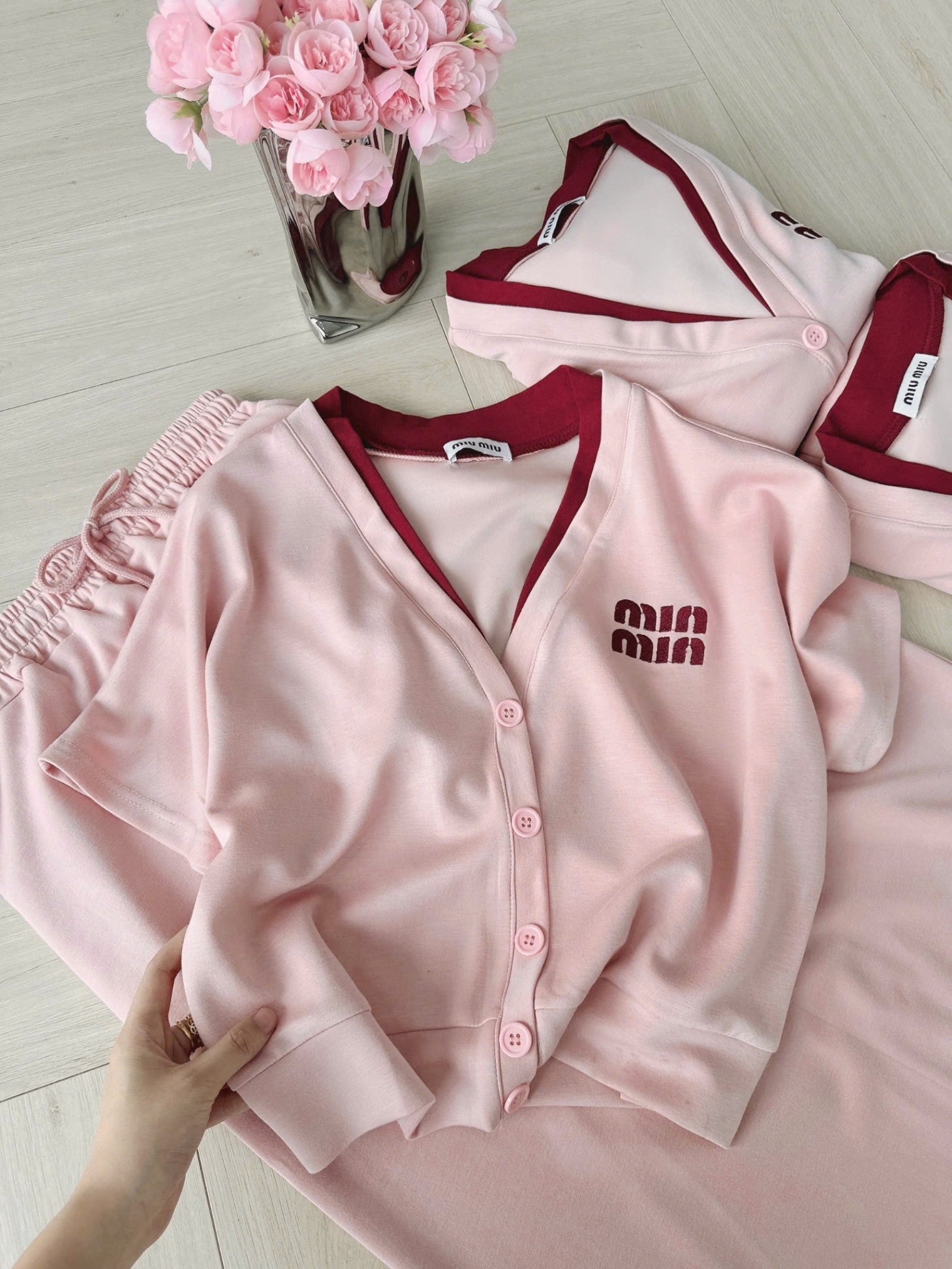 SET MIU HỒNG CỔ V MIX CV MIDI