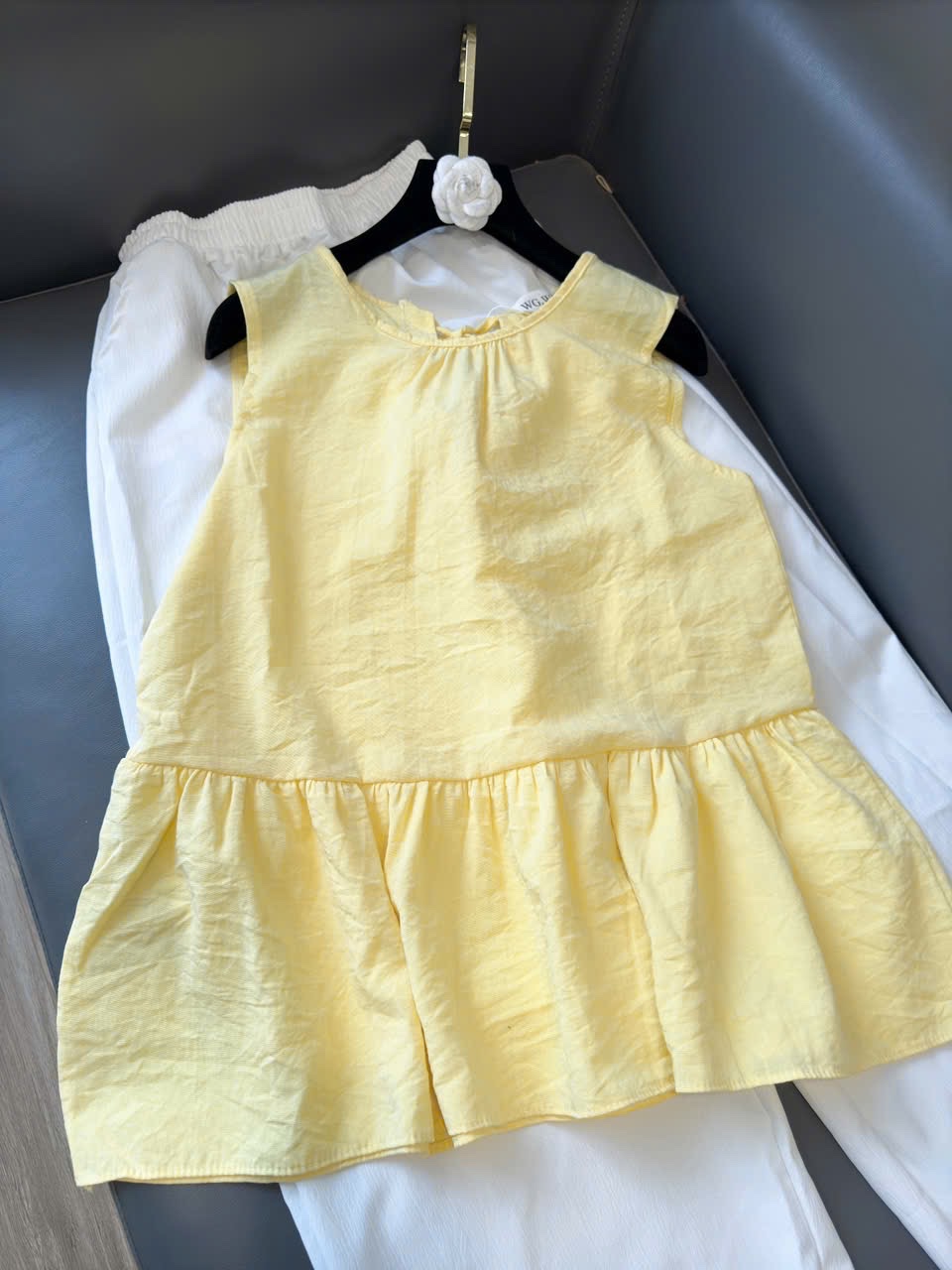 BỘ PELUM VÀNG BUỘC NƠ XN QUẦN SUÔNG