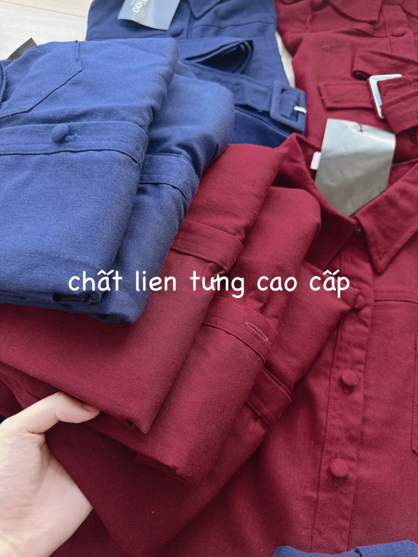SÉT LIEN CÚC BỌC 2 MÀU THAN ĐỎ