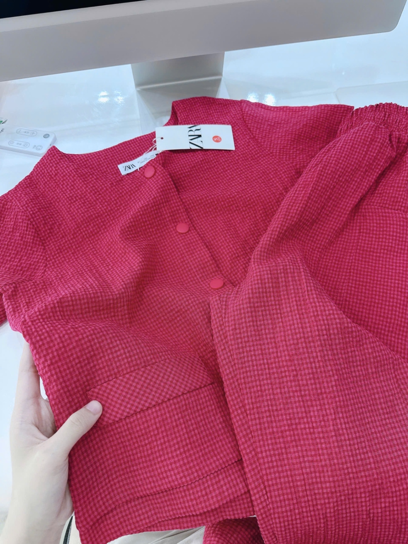 BỘ HỒNG GẤU LỆCH QUẦN BAGGY