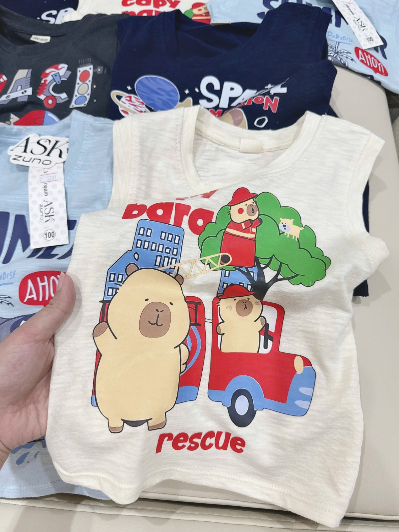 SET 4 ÁO BA LỖ XƯỚC CABYBARA