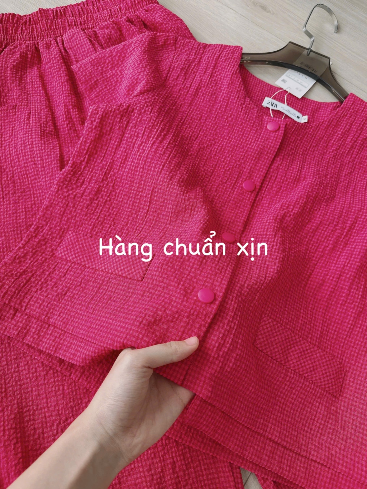 BỘ HỒNG GẤU LỆCH QUẦN BAGGY