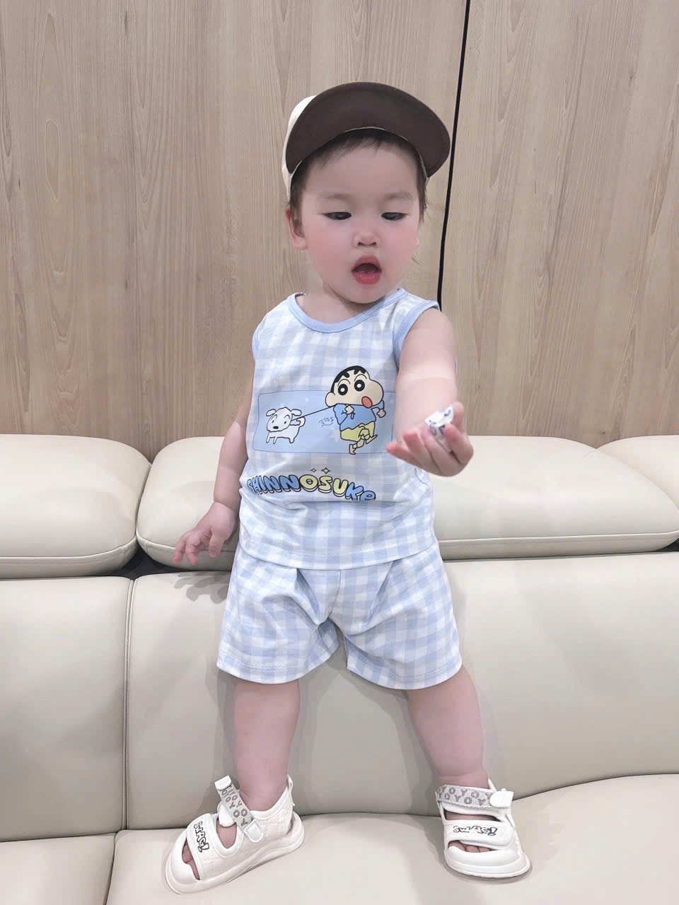 SET 3 BỘ BA LỖ HINH SHIN TONE XANH
