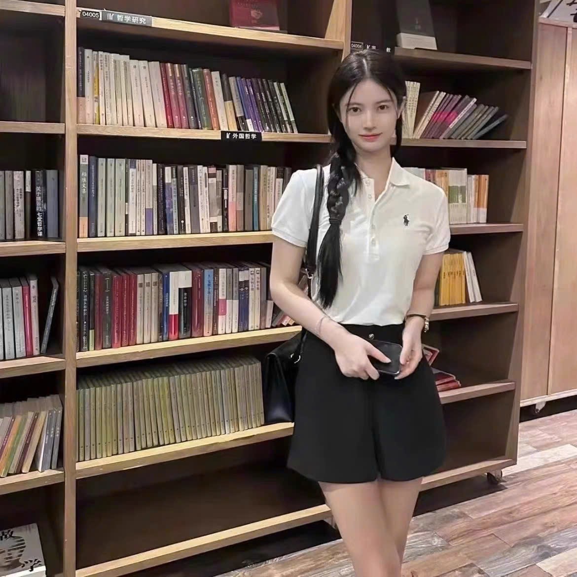 Hàng nhà máy - ÁO POLO THÊU NGỰA SLIMFIT XUẤT DƯ