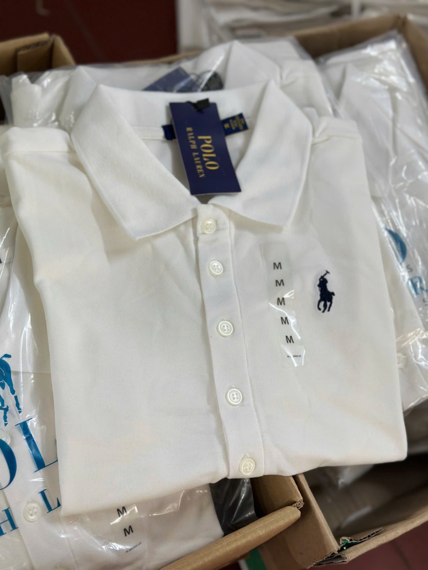 Hàng nhà máy - ÁO POLO THÊU NGỰA SLIMFIT XUẤT DƯ