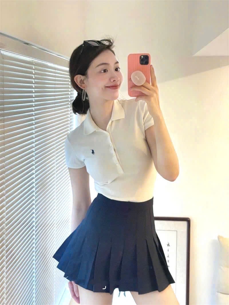 Hàng nhà máy - ÁO POLO THÊU NGỰA SLIMFIT XUẤT DƯ