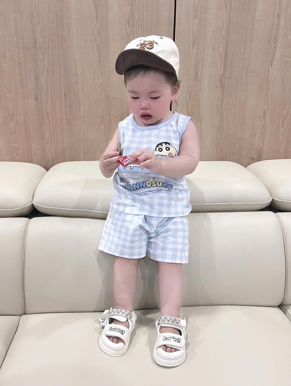 SET 3 BỘ BA LỖ HINH SHIN TONE XANH