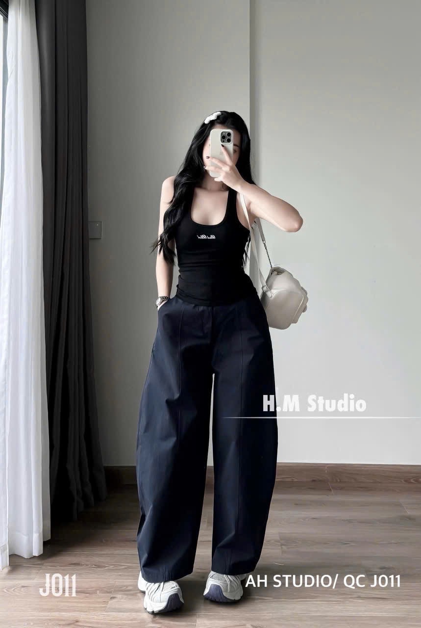 QUẦN BAGGY KAKI DÁNG BOM 2 MÀU