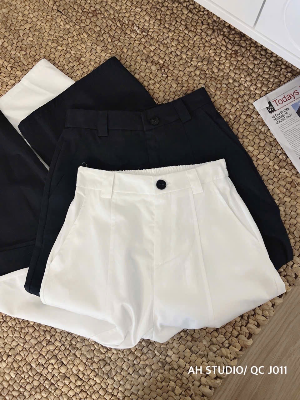 QUẦN BAGGY KAKI DÁNG BOM 2 MÀU