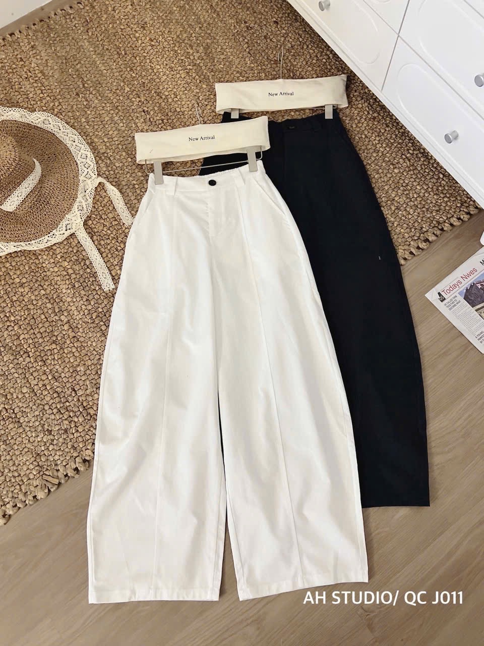 QUẦN BAGGY KAKI DÁNG BOM 2 MÀU