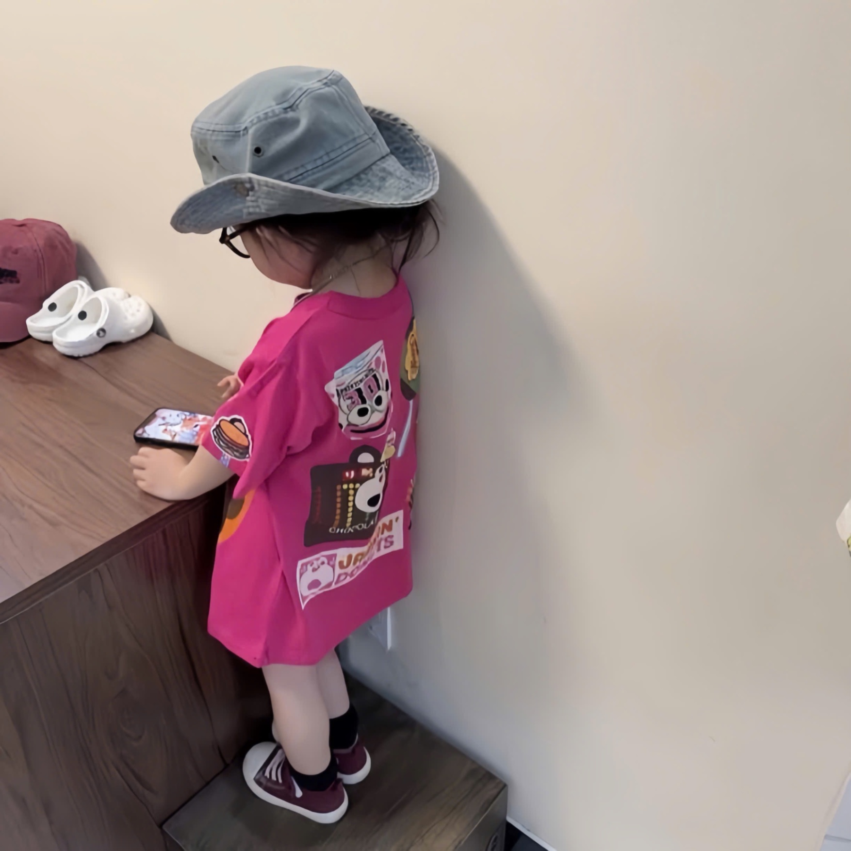 BỘ ĐÙI CỘC HOẠT HÌNH HỒNG QUẦN GHI JAMKIN