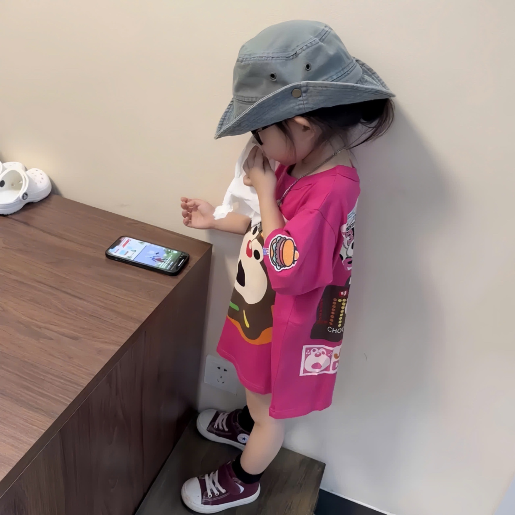 BỘ ĐÙI CỘC HOẠT HÌNH HỒNG QUẦN GHI JAMKIN
