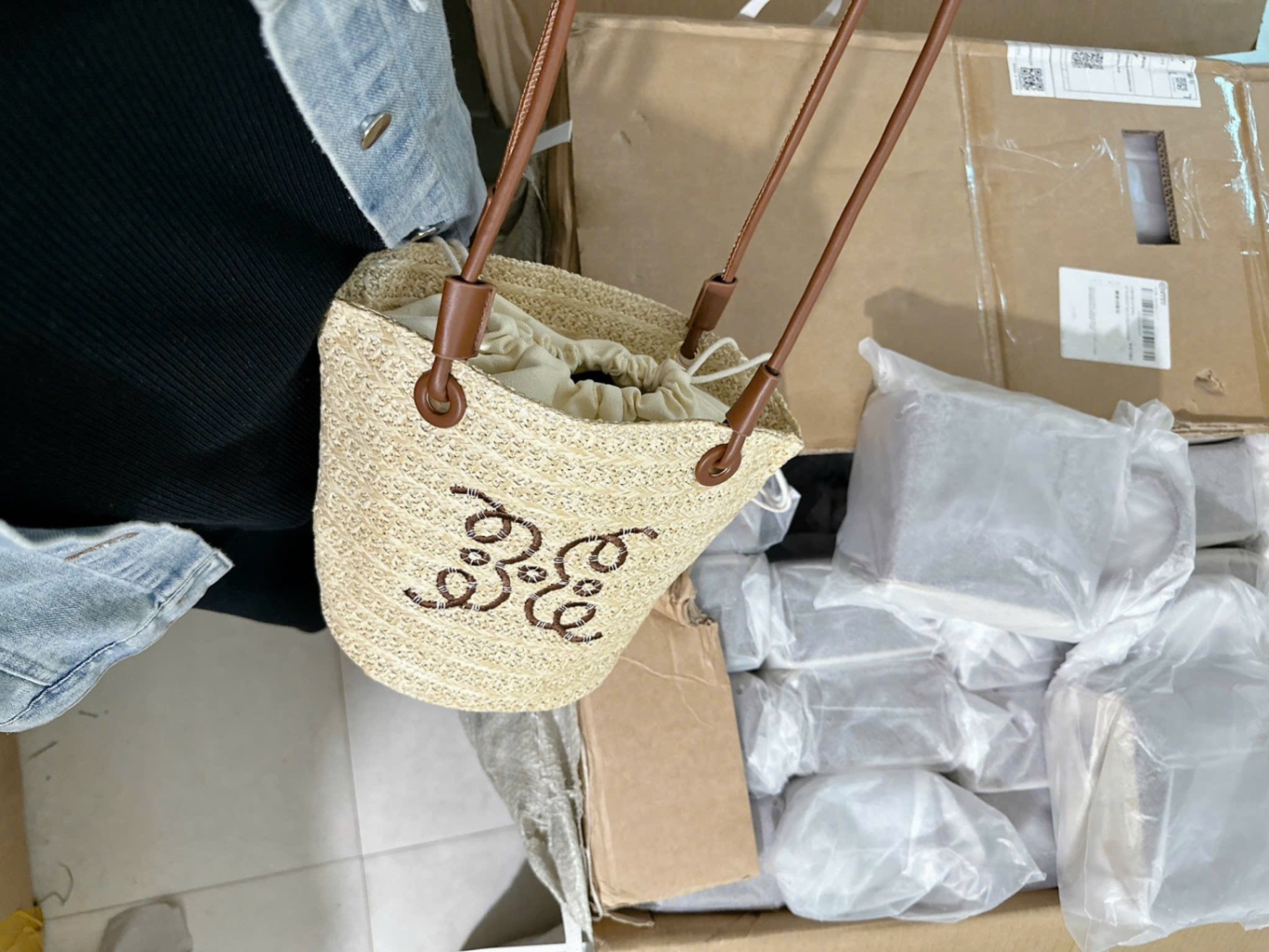 TÚI CÓI ĐI BIỂN DÁNG THUYỀN