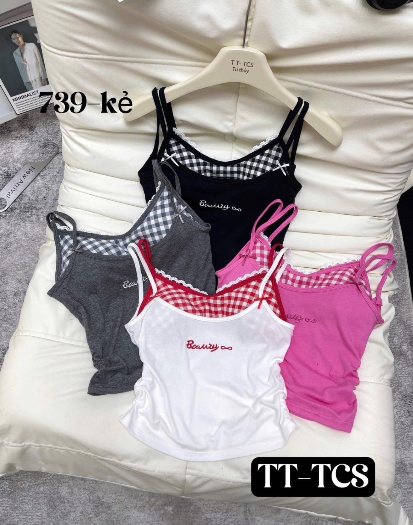 ÁO BRA 2S PHỐI KẺ BEAUTY M739