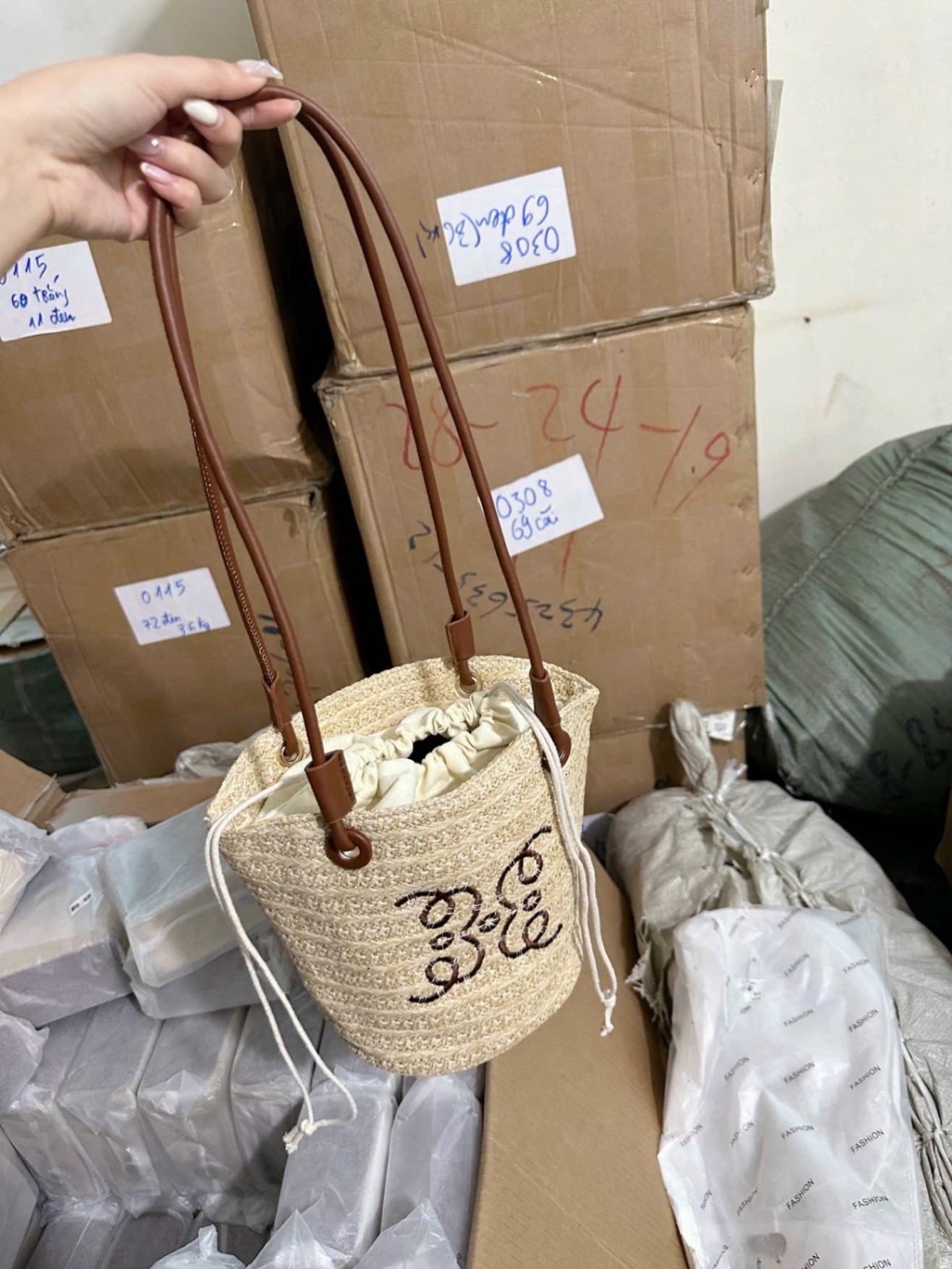 TÚI CÓI ĐI BIỂN DÁNG THUYỀN