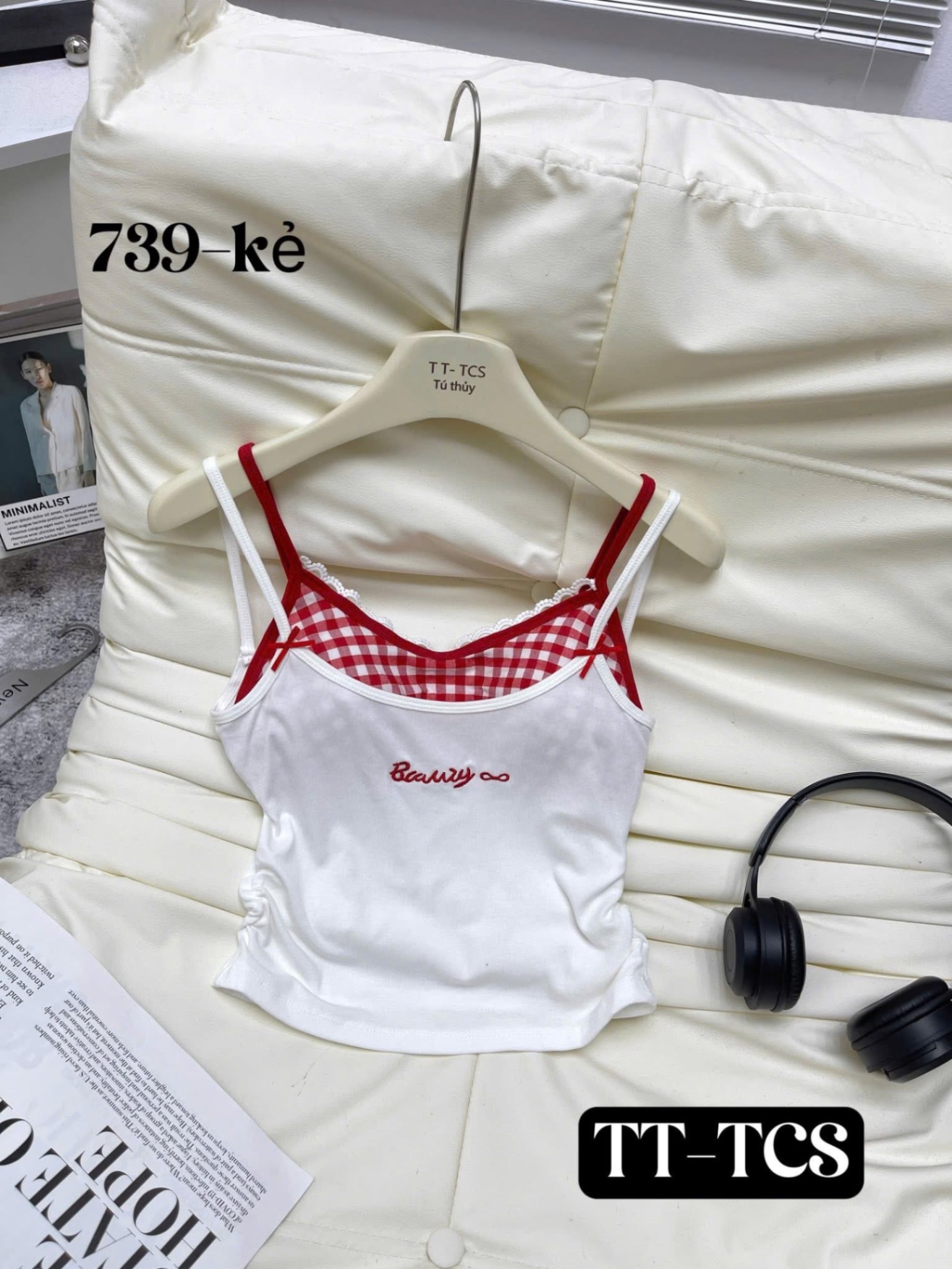ÁO BRA 2S PHỐI KẺ BEAUTY M739