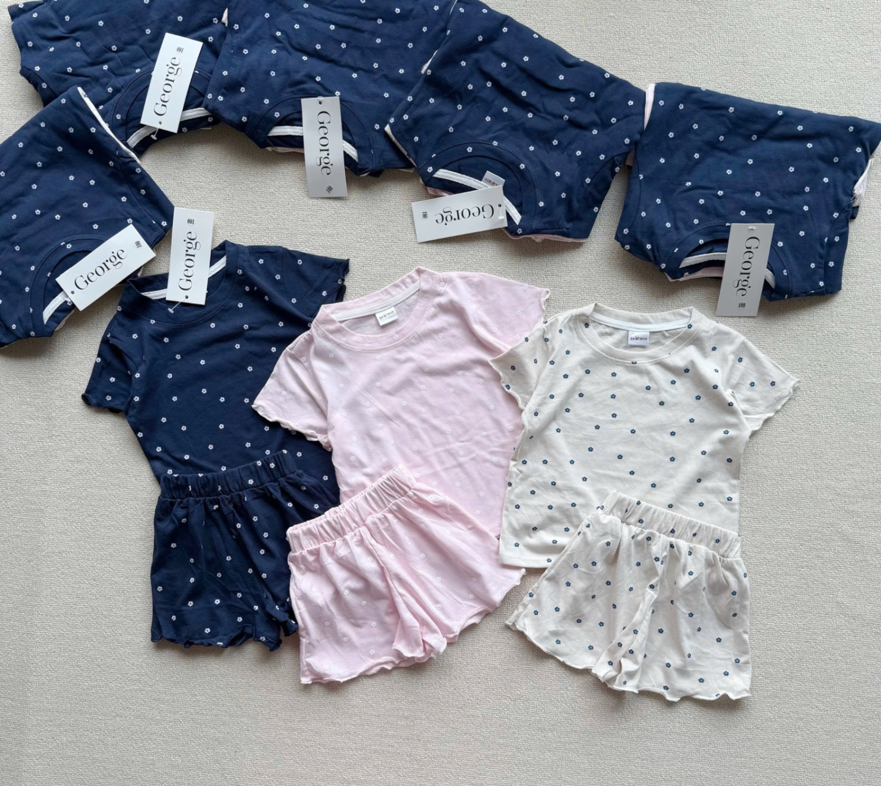 SET 3 BỘ ĐÙI VIỀN BÈO BG GEORGE