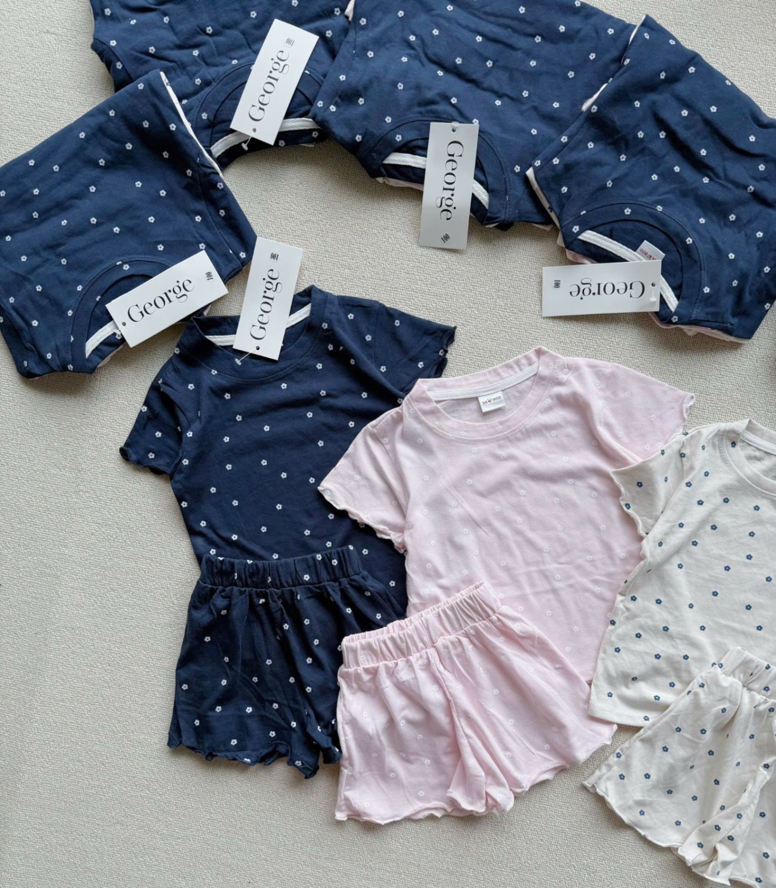 SET 3 BỘ ĐÙI VIỀN BÈO BG GEORGE