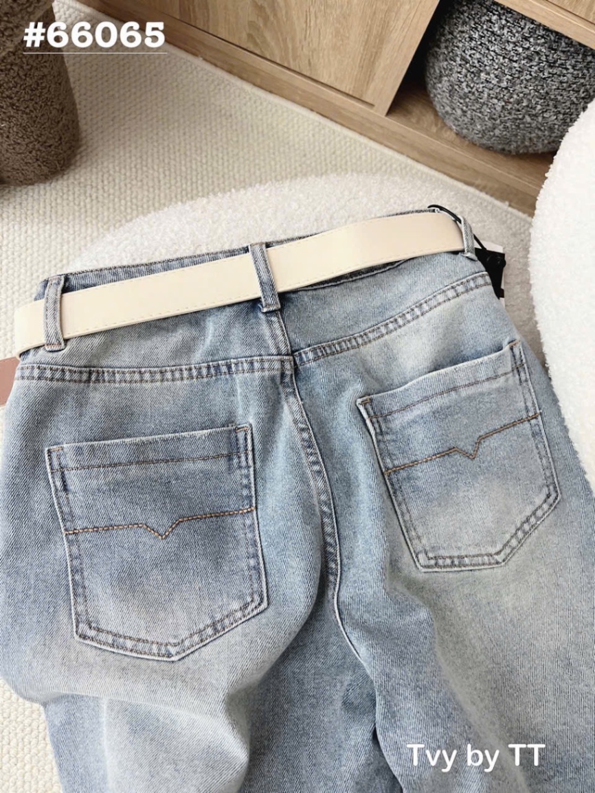 QUẦN SHORT JEAN XANH TÚI V CT31