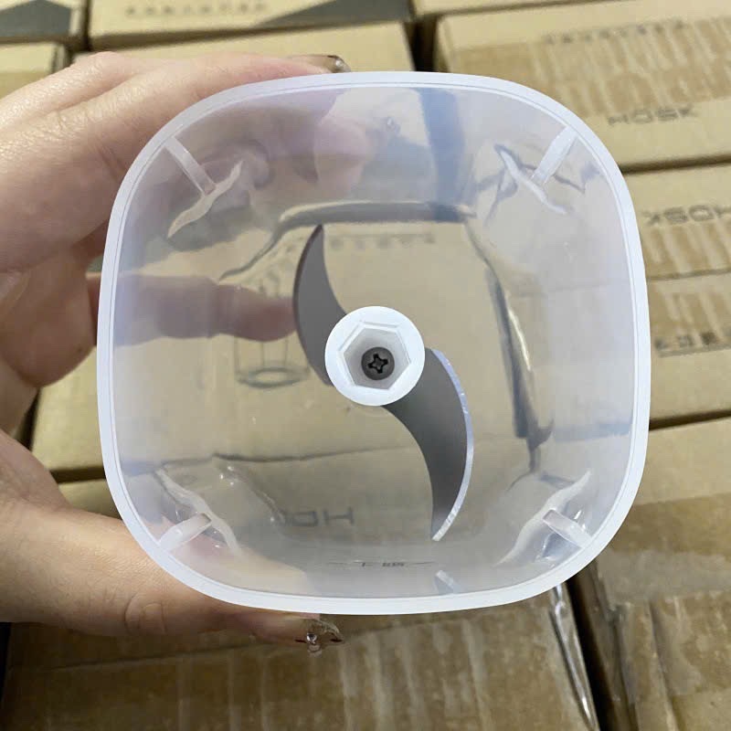 MÁY XAY TỎI ỚT ĐỒ ĂN MINI HOSK 2 LƯỠI