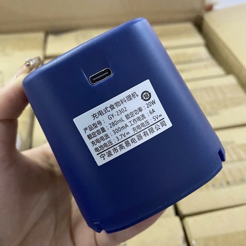 MÁY XAY TỎI ỚT ĐỒ ĂN MINI HOSK 2 LƯỠI