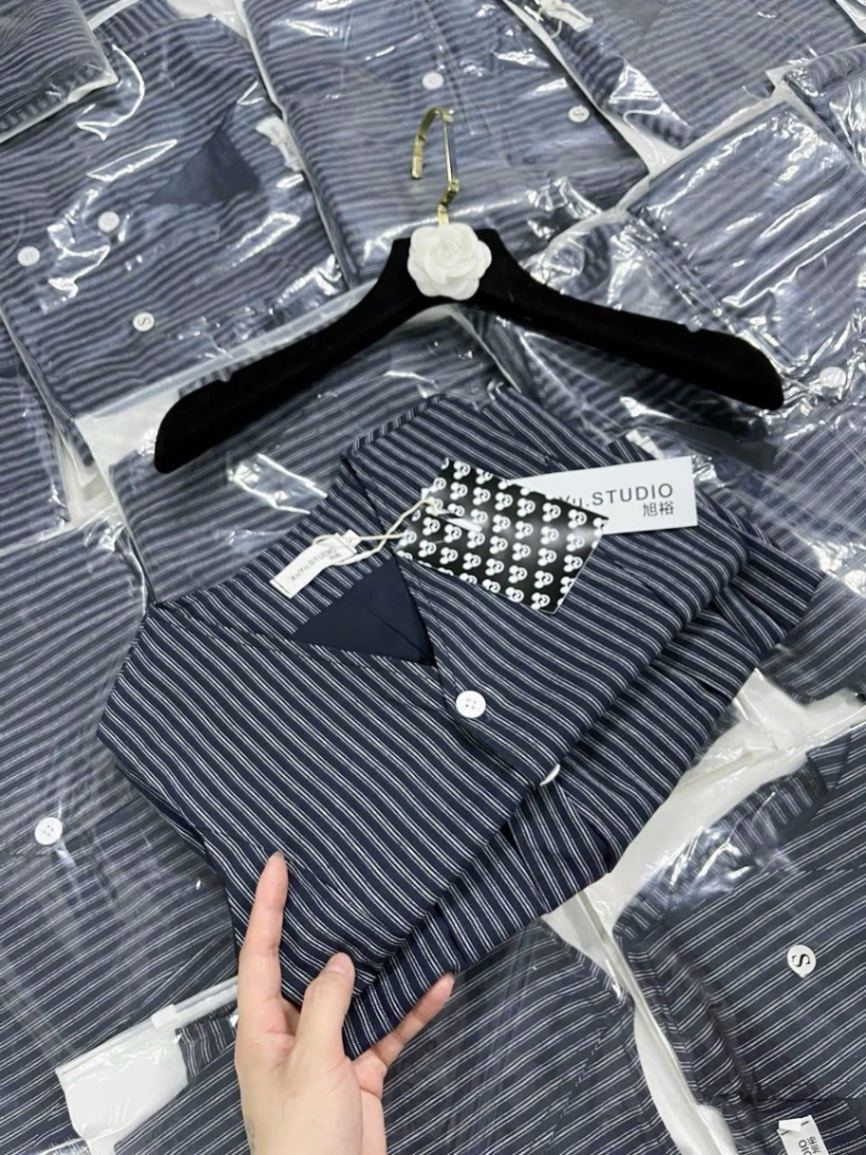 SET KẺ THAN XN MIX QUẦN GIẢ VÁY