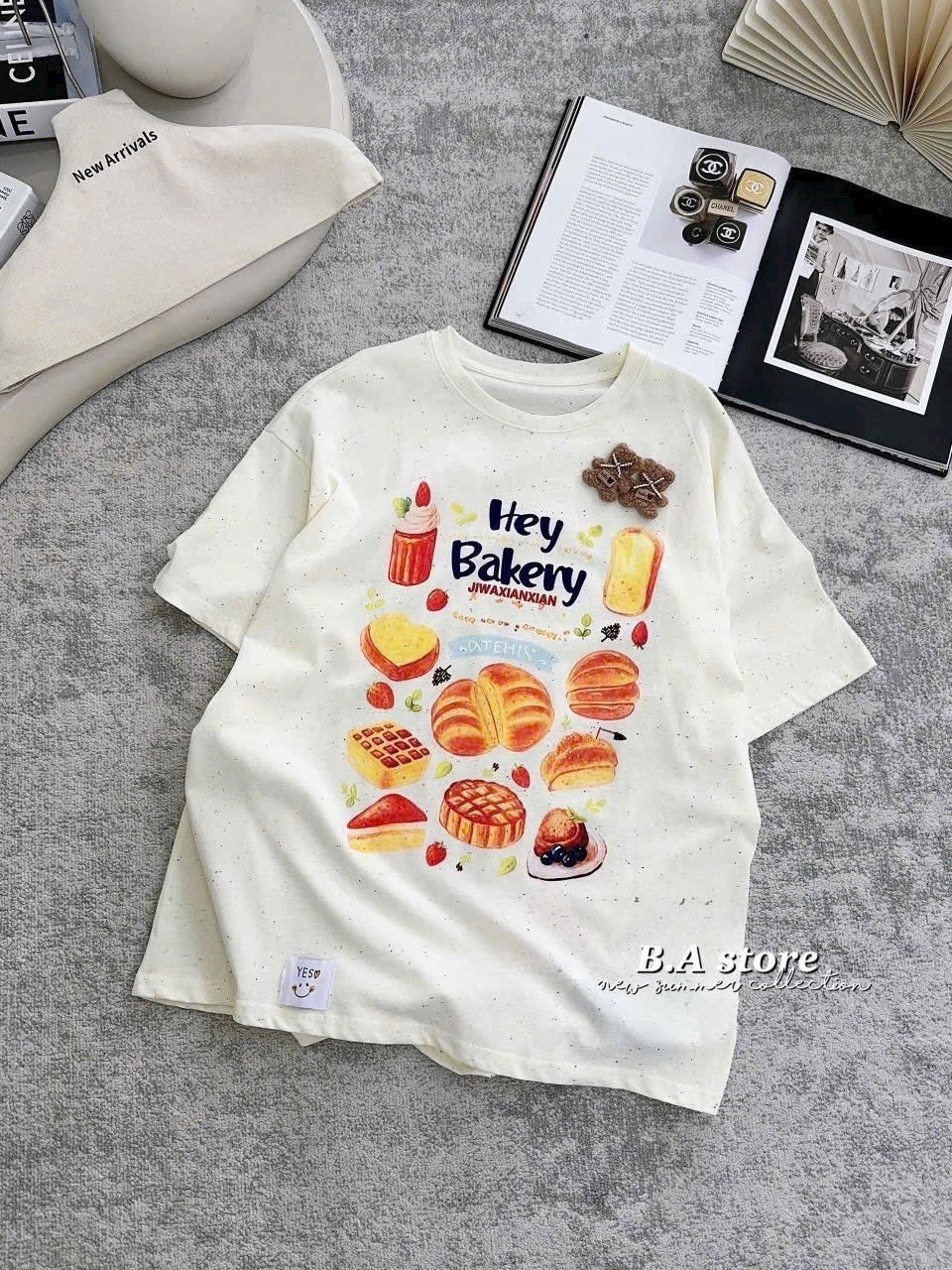ÁO PULL CỘC TIÊU BAKERY NẤU NÂU QCCC