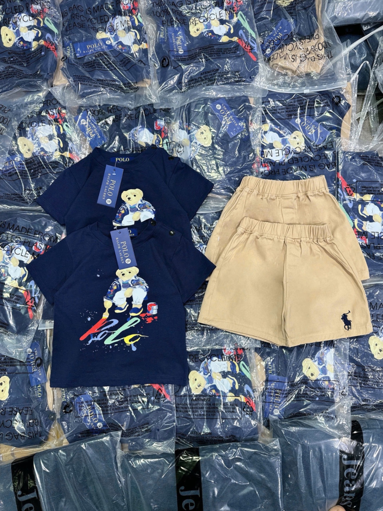 BỘ GẤU THAN POLO BT