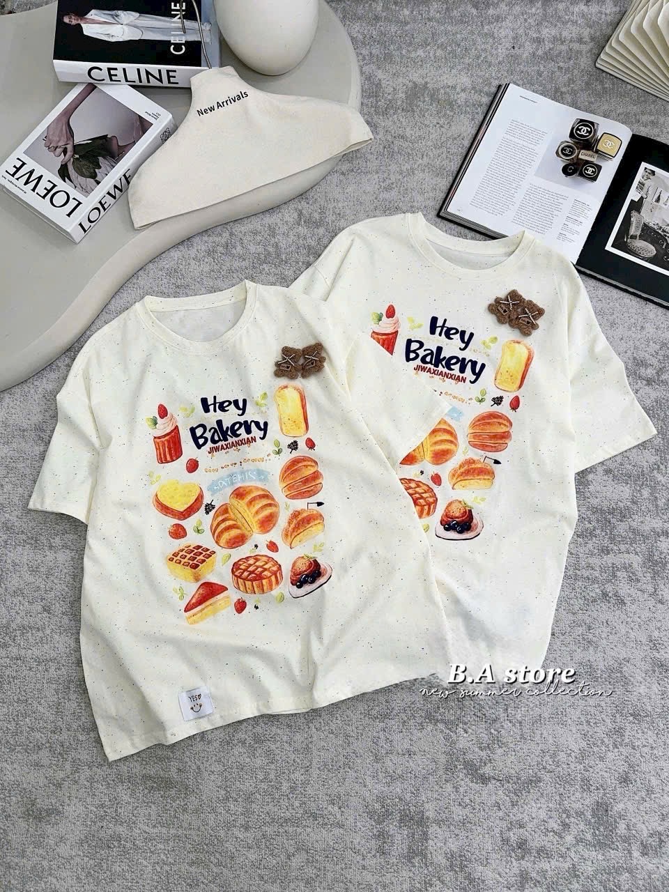 ÁO PULL CỘC TIÊU BAKERY NẤU NÂU QCCC