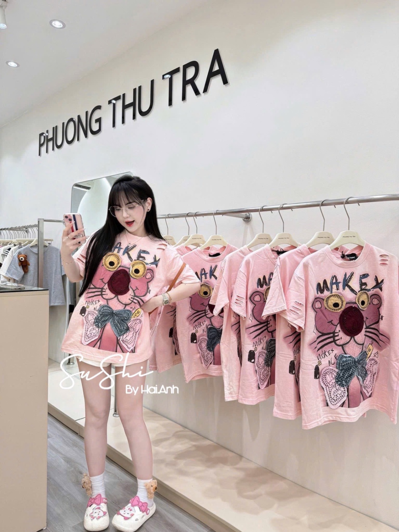 ÁO PULL CỘC BÁO HỒNG QCCC