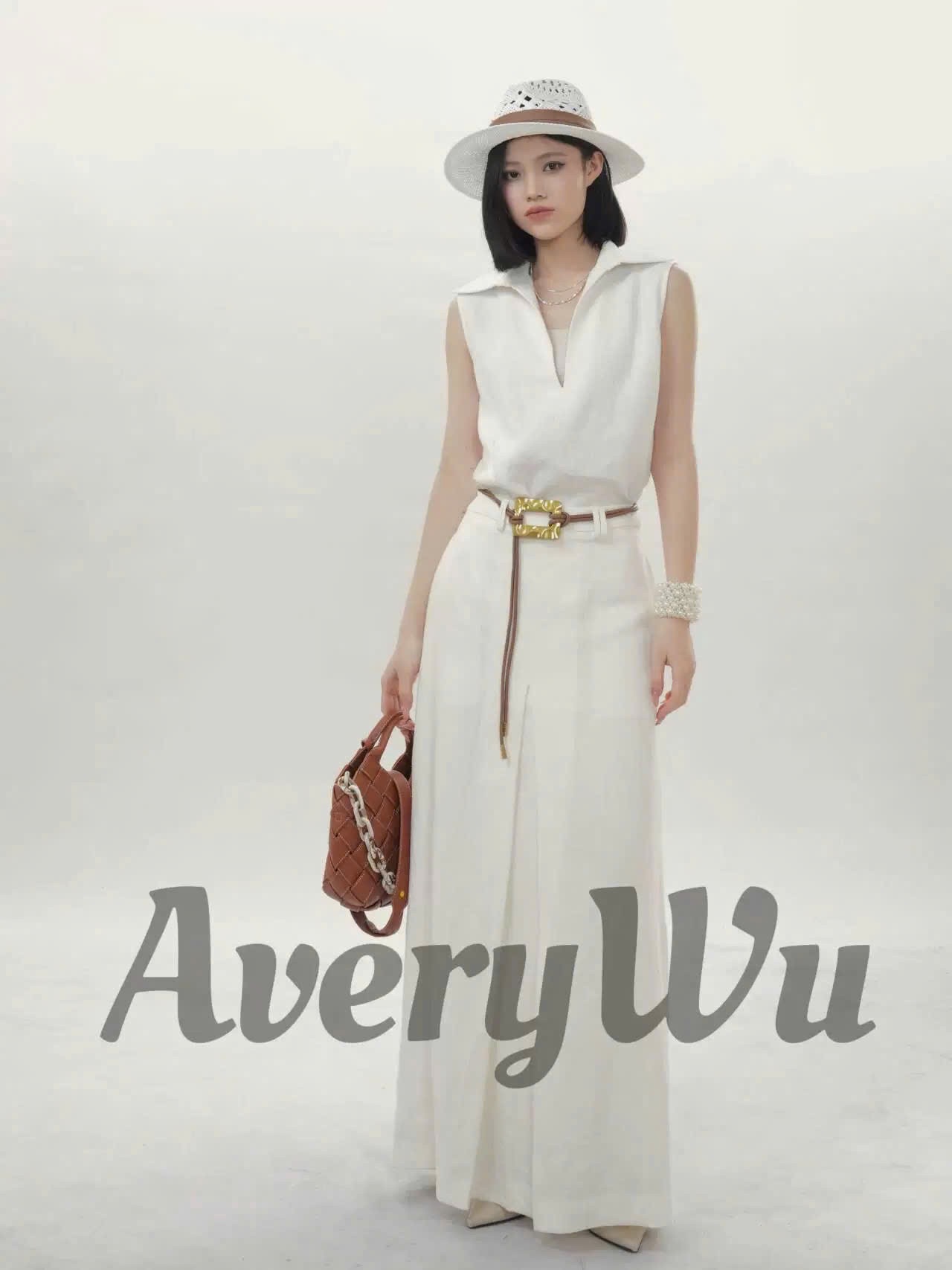 SET ÁO TRẮNG CỔ VẠT MIX CV MIDI 2 LỚP