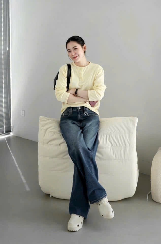 QUẦN JEAN SUÔNG POLO XANH ĐẬM THÊU NGỰA